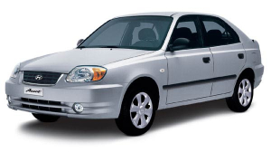 Коврики в салон (2 ряда) Hyundai Accent 2000-2012