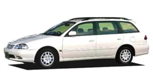 Коврики в салон (2 ряда) Toyota Caldina II (правый руль) 1997-2002