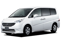 Коврики из экокожи 3D  Honda Stepwgn IV (правый руль) 2009-2012 дорестаил со столиком*