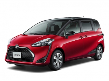 Коврики из экокожи 3D  Toyota Sienta II 2015-2021 (правый руль) 7 мест