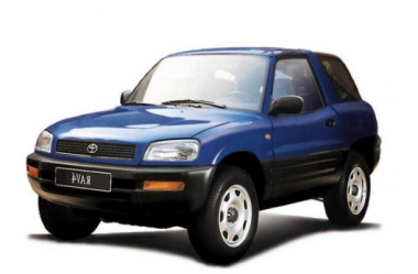 Коврики из экокожи 3D  Toyota RAV 4 I (XA10, 3 двери) 1995-2000 правый руль 