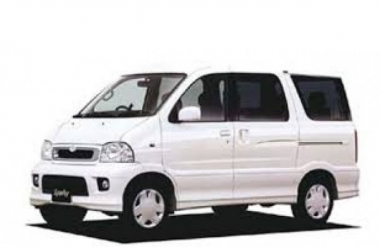 Коврики из экокожи 3D  Toyota Sparky 2000-2003 (правый руль)