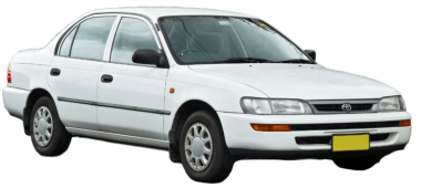 Коврики из экокожи 3D  Toyota Corolla (E100) 1997-2001 (правый руль)